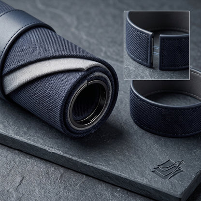 Duwenauu™ Premium Travel Tie Organizer Roll | Crease-Free Silk Scarf & Delicate Accessory Protector Wrap | Luxury Magnetic Roll-Up Storage Sleeve for Business & Travel | Dual-Layer Fine Textile Guard